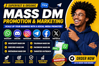 do whatsapp mass dm, discord mass dm, instagram mass dm, telegram mass dm