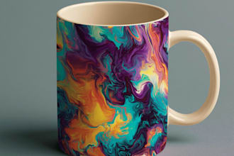 design awesome custom mug design