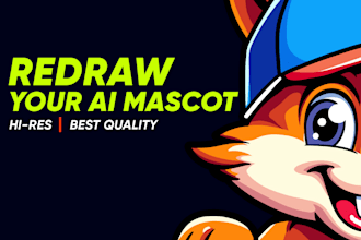 fix redraw and upscale your ai mascot or ai logo
