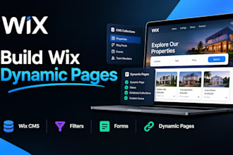 build wix dynamic pages with wix cms and database collections filters form