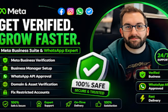 do meta business verification and whatsapp business api setup