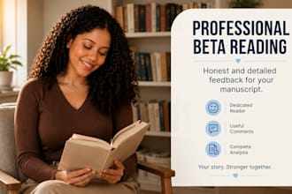 beta read your book and provide a detailed reader report