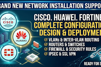 design and configure brand new networks