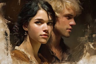 draw your characters and fanart in semi realistic art