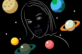 do your face in Adobe illustrator
