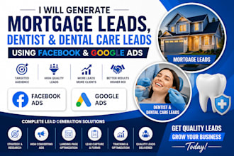 generate mortgage leads dentist and dental care using facebook via google ads