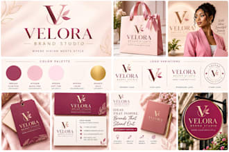 design timeless brand identity, logo, visual identity, and brand guidelines
