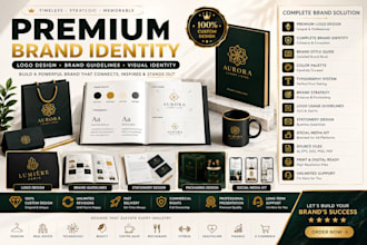 design timeless brand identity, logo, visual identity, and brand guidelines