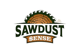 design high resolution logo with an outdoor woodsy sawmills