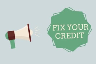 repair your credit, boost score, remove inquiry, late payment, collections