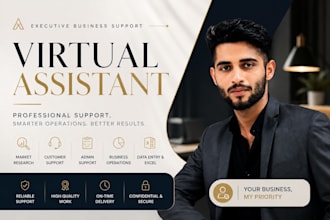 be your business virtual assistant for research, operations, and customer