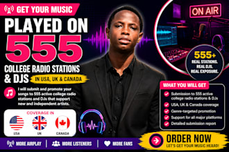 rotate your music 555 college radio and djs playlist in usa, uk and canada