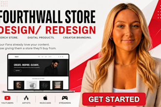 do fourthwall website design fourthwall store merch store, pod setup fourthwall