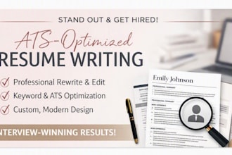 professionally rewrite and optimize your resume for ats systems
