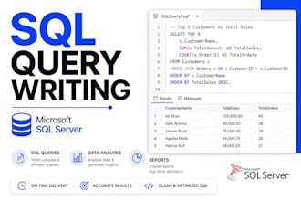 write and optimize sql queries in microsoft sql server