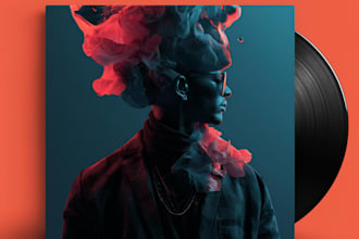 do album cover design, mixtape cover art, single cover art