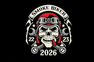 design custom mc kutte logo and motorcycle club patch design