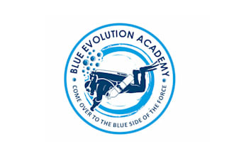 make an awesome logo for an evolutionary dive company