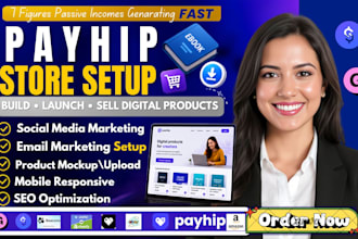 setup payhip, pensight, payhip website to sell digital product, linktree