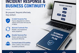 create incident response plan and a business continuity plan