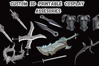 cosplay props 3d weapons 3d gun 3d model 3d props cosplay 3d model for print