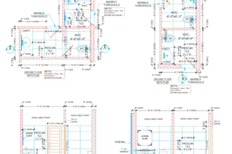 create professional 2d autocad revit drawings