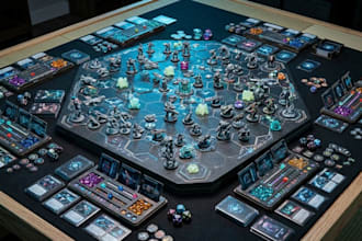 design custom tcg cards, card games, and board game mechanics