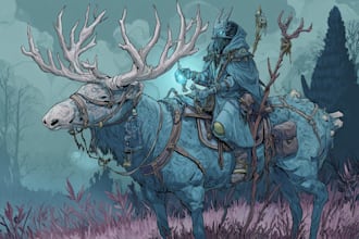 draw your oc and dnd creature illustration