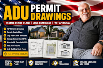 create adu permit drawings and revise plans after city plan check comments