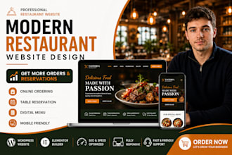 do restaurant website design, restaurant website with online ordering