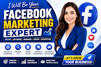do facebook page setup management and fb ads