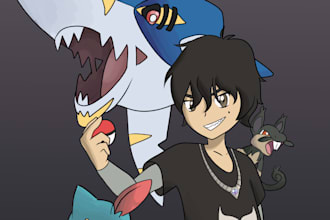 turn you into a pokémon trainer with your own team