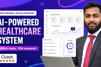build a full stack telehealth platform with a secure  backend