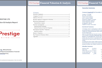perform dcf valuation and intrinsic valuation