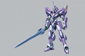 do mecha robot gundam illustrations