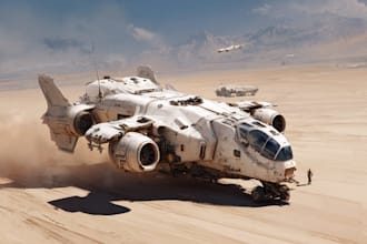 create high quality concept art for  spaceships
