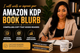 write or improve your amazon book blurb to attract more readers
