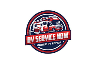 design rv mobile service company logo