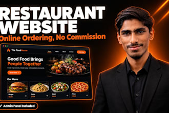 build a restaurant website with online ordering system