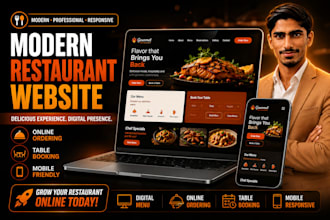 build a restaurant website with online ordering