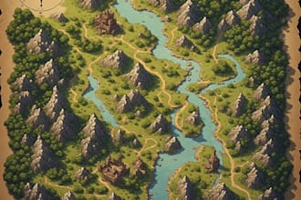 draw custom fantasy game maps and rpg world cartography