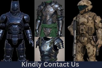 create a custom cosplay costume, anime outfit, armor
