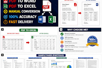 manually convert a PDF to word