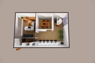 create proffesional 2d floor plan in autocad,rayon