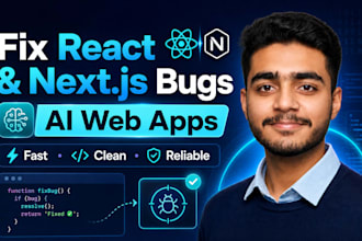 fix react nextjs ai web app bugs