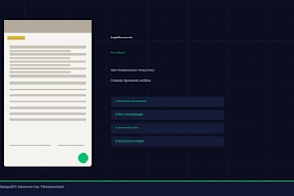 draft your nda, terms of service, privacy policy, or business contract