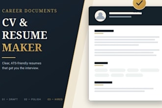 design an editable ats resume and professional cv template