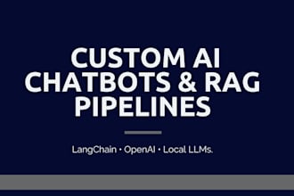 build a custom ai chatbot using gpt, rag, and langchain