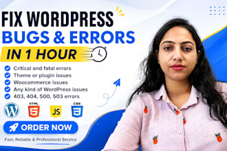 fix wordpress issues, fix wordpress errors, bugs, fix wordpress website