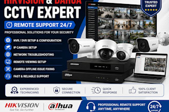 setup hikvision and dahua remote viewing on hik connect and dmss